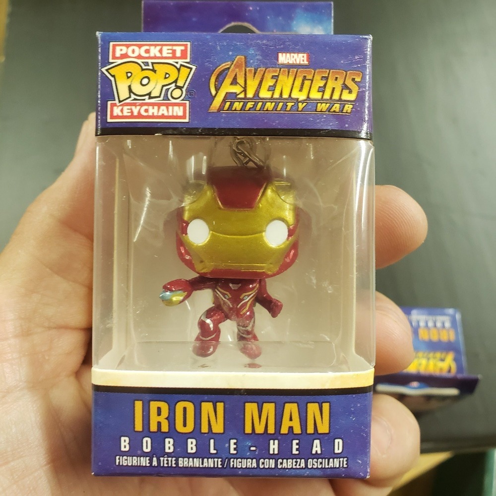 Funko Pocket Pop Keychains Marvel Avengers Infinity War Iron Man & Iron Spider - Picture 2 of 7